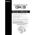 ROLAND GK-3 Owners Manual