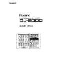 ROLAND DJ-2000 Owners Manual