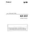 ROLAND KR-650 Owners Manual