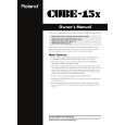 ROLAND CUBE-15X Owners Manual