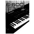 ROLAND E-600 Owners Manual