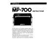 ROLAND MP-700 Owners Manual