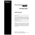 ROLAND GC-405 Owners Manual