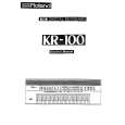 ROLAND KR-100 Owners Manual