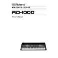 ROLAND RD-1000 Owners Manual
