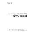 ROLAND SRV-330 Owners Manual