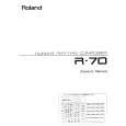 ROLAND R-70 Owners Manual