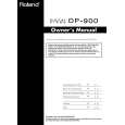 ROLAND DP-900 Owners Manual