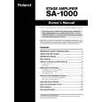 ROLAND SA-1000 Owners Manual