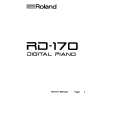 ROLAND RD-170 Owners Manual