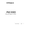 ROLAND RD-100 Owners Manual