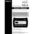 ROLAND TD-3 Owners Manual