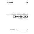 ROLAND CM-500 Owners Manual