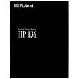 ROLAND HP136 Owners Manual