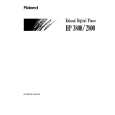 ROLAND HP2800 Owners Manual