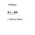 ROLAND RA-800 Owners Manual