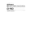 ROLAND D-110 Owners Manual
