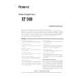 ROLAND HP1800 Owners Manual