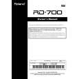 ROLAND RD-700 Owners Manual