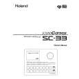 ROLAND SC-33 Owners Manual