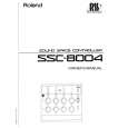 ROLAND SSC-8004 Owners Manual