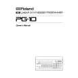 ROLAND PG-10 Owners Manual