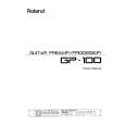 ROLAND GP-100 Owners Manual