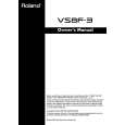 ROLAND VS8F-3 Owners Manual