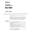 ROLAND KC-500 Owners Manual