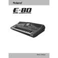 ROLAND E-80 Owners Manual