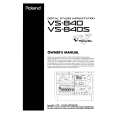 ROLAND VS-840 Owners Manual