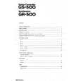 ROLAND GR-500 Service Manual