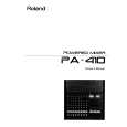 ROLAND PA-410 Owners Manual
