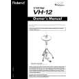 ROLAND VH-12 Owners Manual