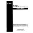 ROLAND KR-377 Owners Manual
