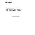 ROLAND HP3800G Owners Manual