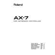 ROLAND AX-7 Owners Manual