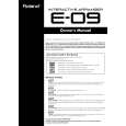 ROLAND E-09 Owners Manual