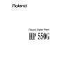 ROLAND HP550G Owners Manual