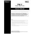 ROLAND PM-3 Owners Manual