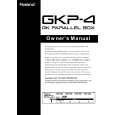 ROLAND GKP-4 Owners Manual