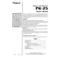 ROLAND PK-25 Owners Manual